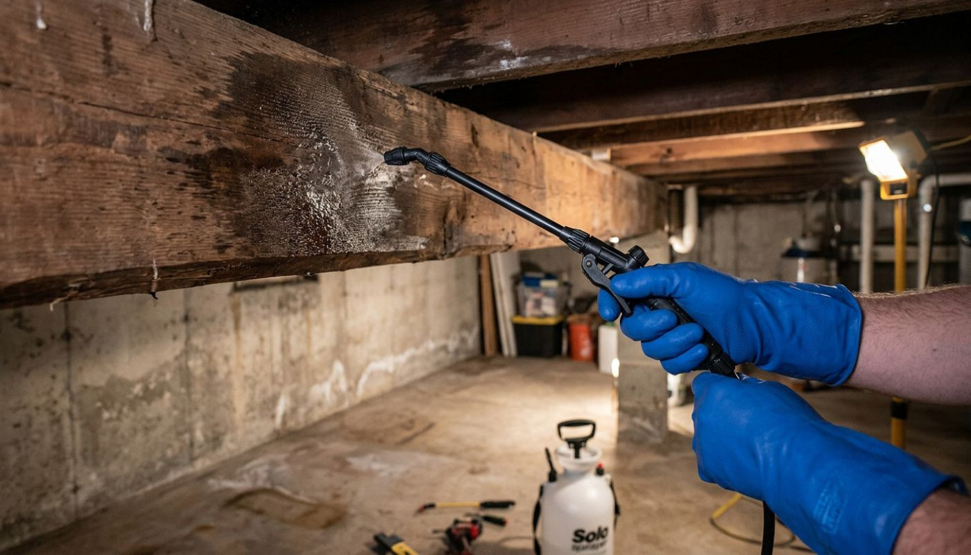 Wie behandelt man Feuchtigkeit und Hauschwamm effektiv?